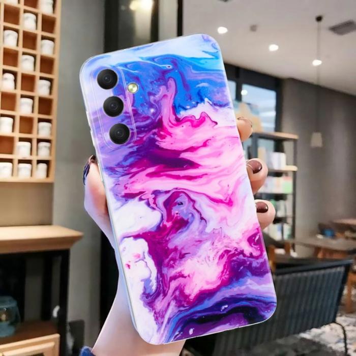 OEM - Mobilskal för Samsung Galaxy S26 Plus Marmor mönster TPU - Rosa