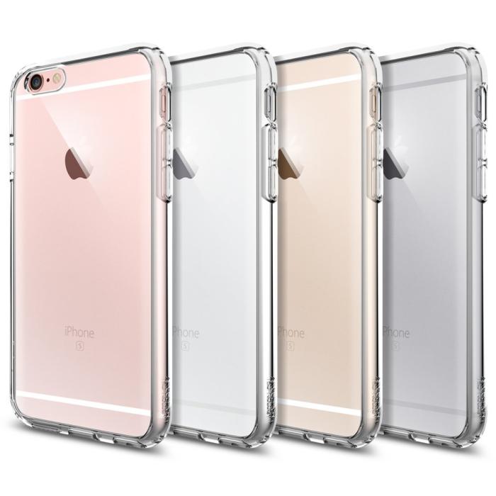 Spigen - Spigen Ultra Hybrid Skal till iPhone 6S Plus - RoseGold