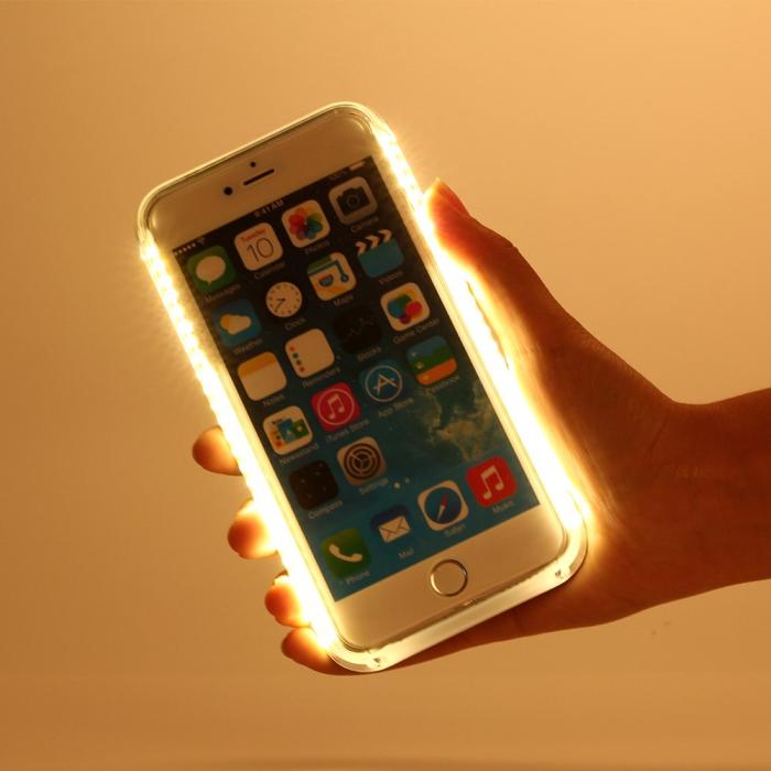 OEM - Selfie skal till iPhone 6/6S - Vit