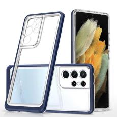 OEM - Galaxy S21 Ultra 5G Skal Clear 3in1 - Blå