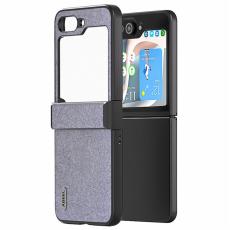 ABEEL - ABEEL Samsung Galaxy Z Flip7 FE 5G Fodral KonstL&auml;der Glittrig Svart