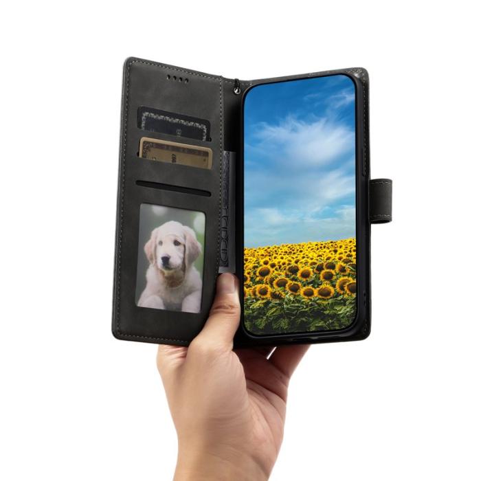OEM - Samsung Galaxy S26 Plånboksfodral Imprägnat Konstläder - Grå