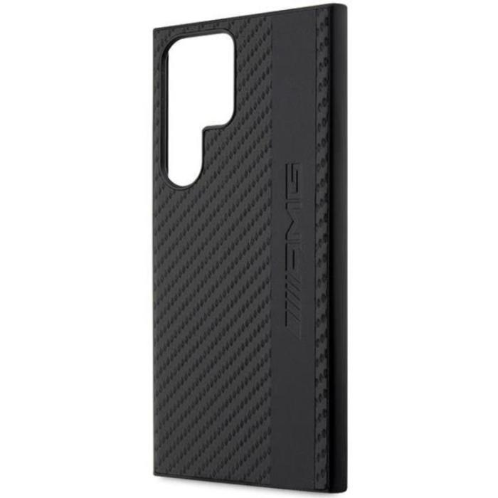 Mercedes - AMG Galaxy S23 Ultra Skal Carbon Stripe & Embossed - Svart