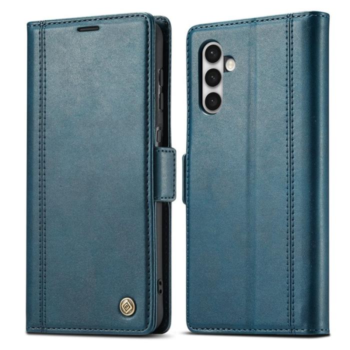 LC.imeeke - LC.IMEEKE Samsung Galaxy S23 FE Plånboksfodral Konstläder - Blå