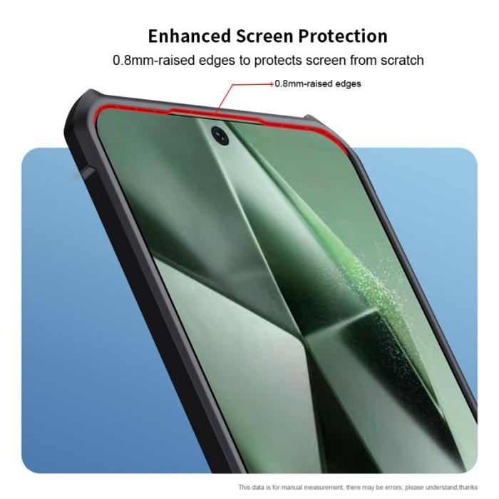 XUNDD - XUNDD Mobilskal till Samsung Galaxy S24 FE TPU + Akryl Hybrid Svart