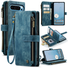 Caseme - CASEME Google Pixel 10 Pro XL Plånboksfodral Zipper C30 - Blå