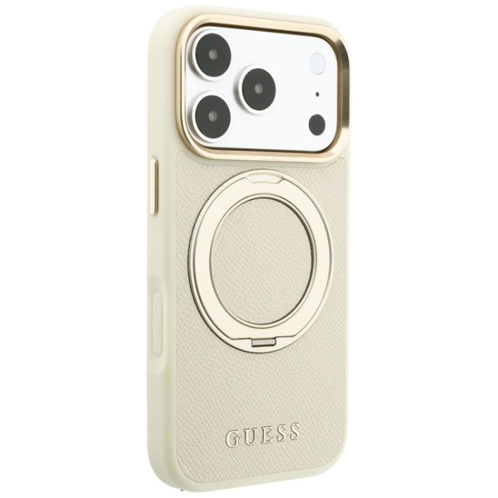 Guess - Guess Mobilskal För iPhone 18 Pro Max/17 Pro Max Magsafe Ringställ 360