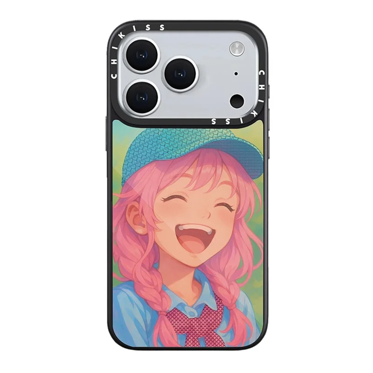 iPhone 17 Pro Mobilskal MagSafe Aluminium Silikon (Style E) | 2353 | AlltMobil