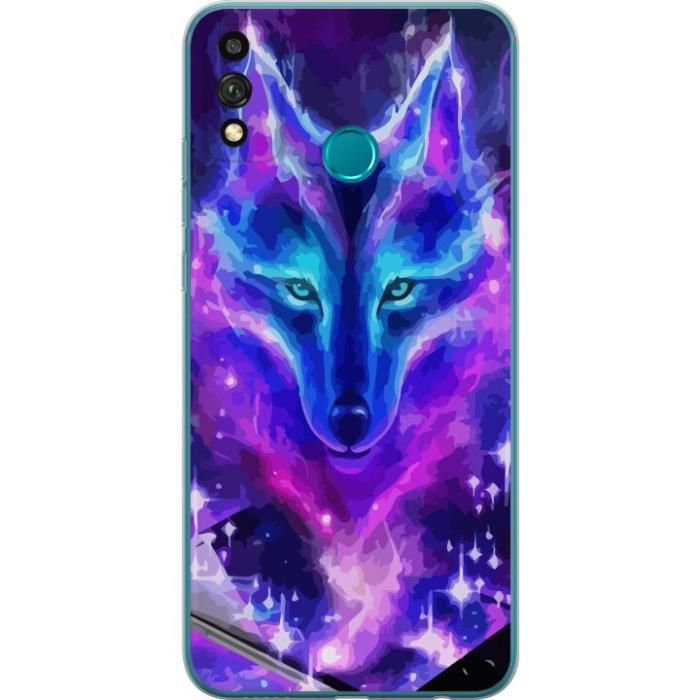 iSecrets - Mobilskal till Honor 9X Lite med Neon Varg