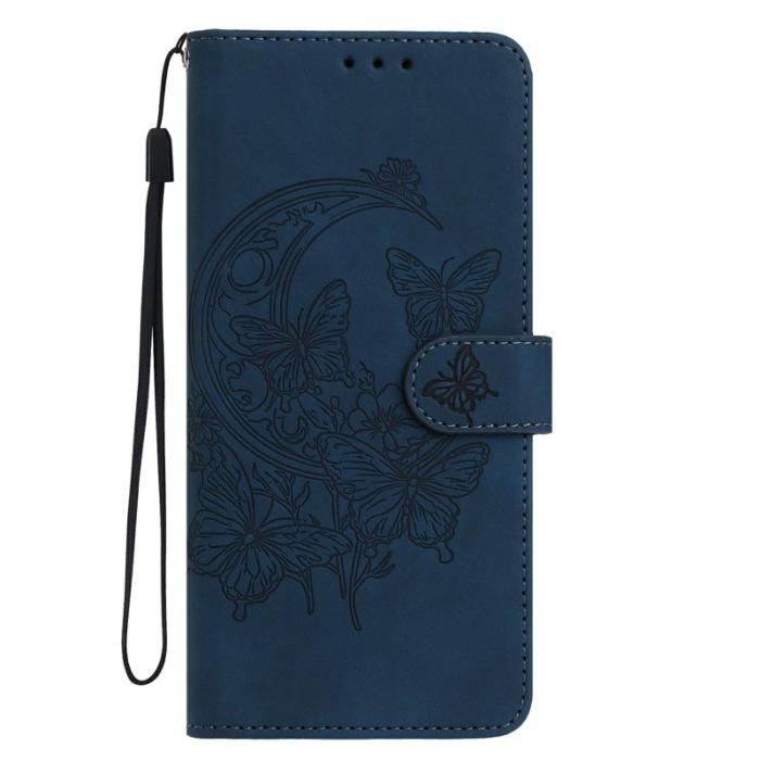 OEM - Samsung Galaxy S26 Ultra Fodral Konstläder Ställ - Blå