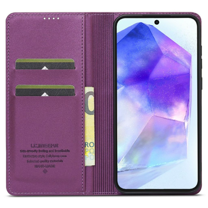 LC.imeeke - LC.imeeke Galaxy S25 Plus Plånboksfodral - Lila