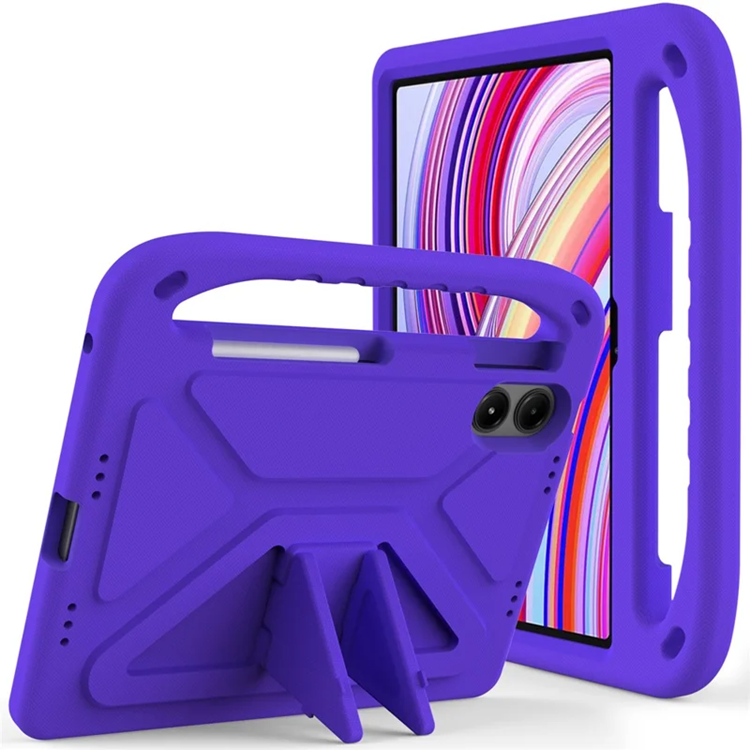 Xiaomi Redmi Pad Pro/5G/Poco Pad Skal EVA Handgrepp Kickstand - Lila | 2353 | AlltMobil