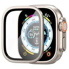 Spigen - Spigen Apple Watch Ultra (49 mm) Härdat Glas Skärmskydd