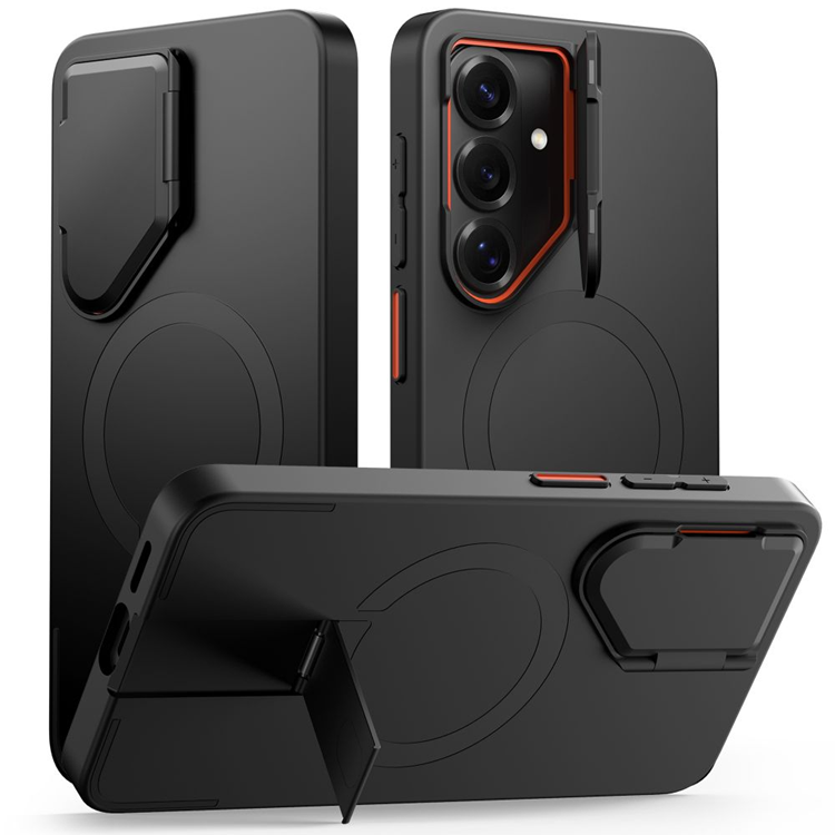 Tech-Protect Mobilskal För Galaxy S26 Magsafe Kevlar Aura - Svart/Orange | 2353 | AlltMobil