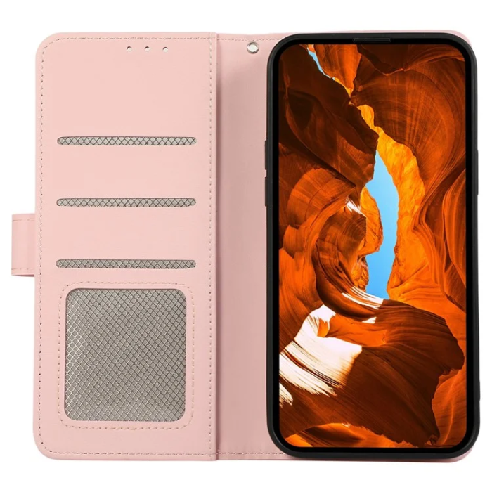 A-One Brand - Sony Xperia 1 VII Plånboksfodral RFID Läder - Rosa