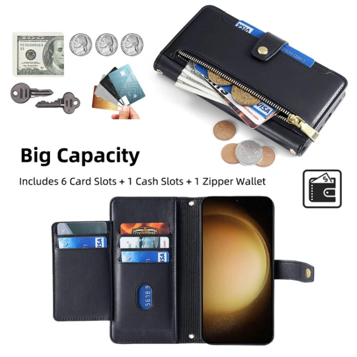 A-One Brand - Galaxy S23 Plus Plånboksfodral Crossbody