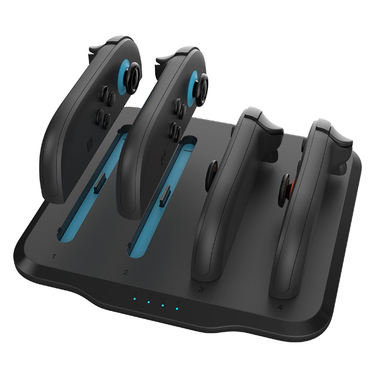 Nintendo Switch 2 Laddningsdocka med 4 platser och LED-indikator | 2353 | AlltMobil