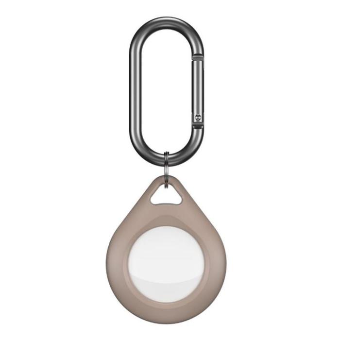 KeyBudz - Keybudz 2-Pack Secure Dock För AirTag - Sandbeige