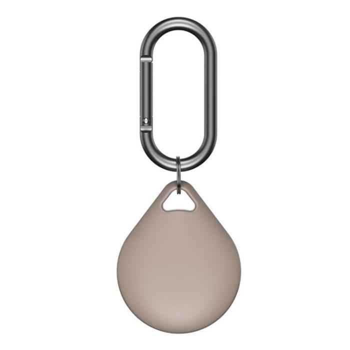 KeyBudz - Keybudz 2-Pack Secure Dock För AirTag - Sandbeige