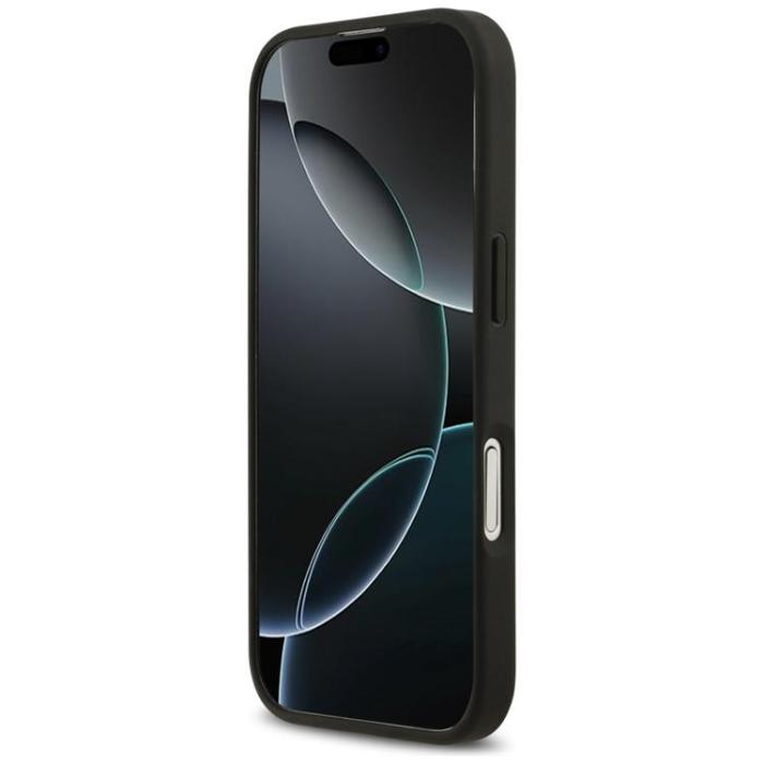 Guess - Guess iPhone 17 Mobilskal MagSafe 4G Circle Classic Logo - Svart