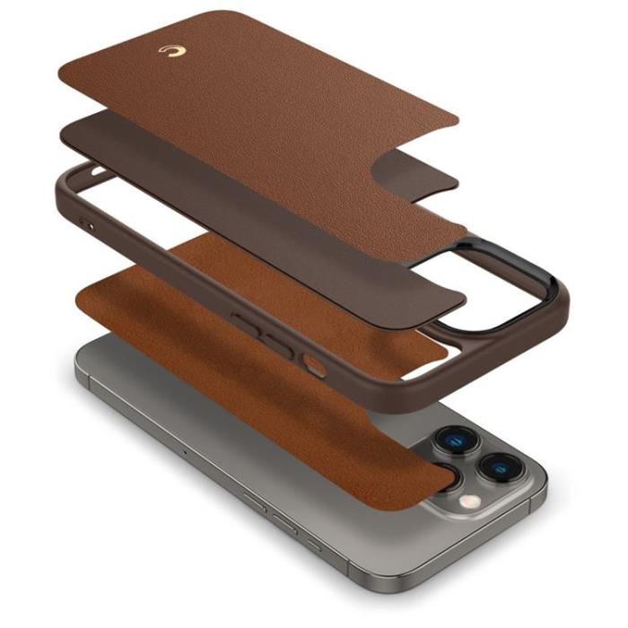 UTGATT1 - Spigen iPhone 14 Pro Max Skal Cyrill Kajuk Magsafe - Saddle Brun