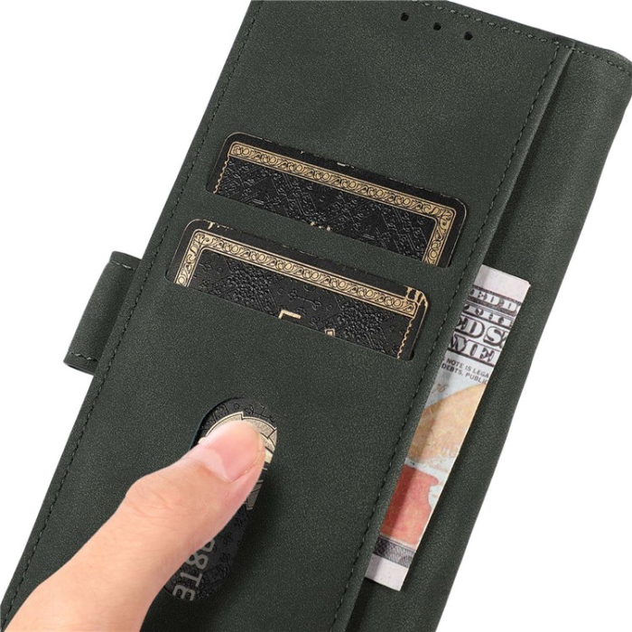 KHAZNEH - KhAZNEH OnePlus Nord CE 3 Lite Plånboksfodral Textured Flip - Grön