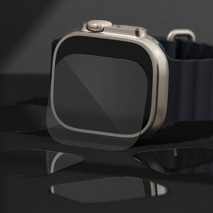 Ringke - [4-Pack] Ringke Apple Watch Ultra (49mm) Härdat Glas Skärmskydd - Clear