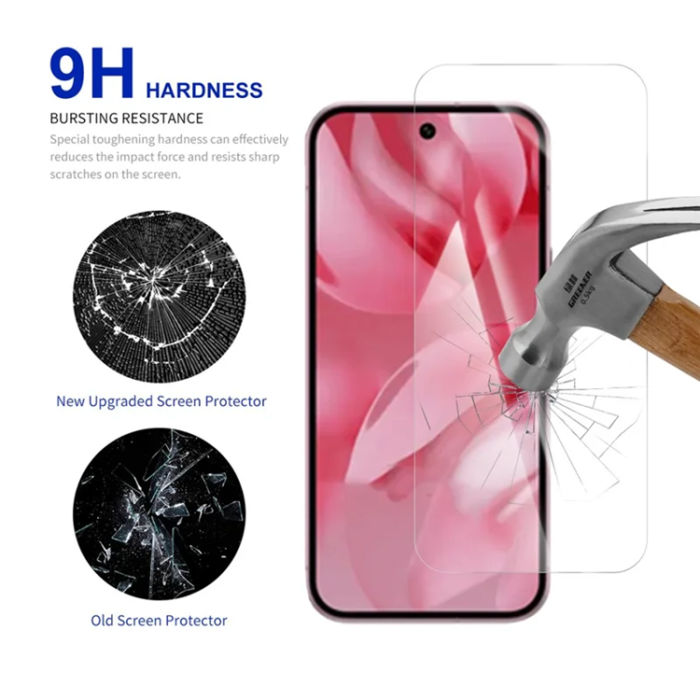 Boom of Sweden - [1-Pack] BOOM Google Pixel 10/10 Pro/9/9 Pro Härdat Glas Skärmskydd