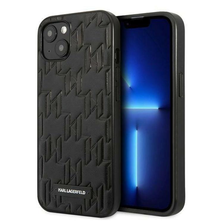 Karl Lagerfeld iPhone 13 mini Skal Monogram Plaque - Svart | 2353 | AlltMobil