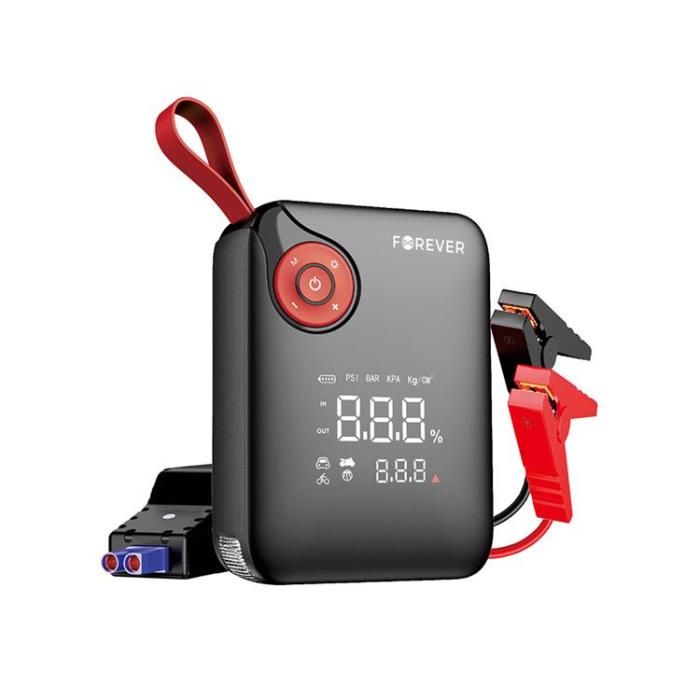 Forever - Forever 4in1 Starthjälp 26.64Wh - Svart/Röd