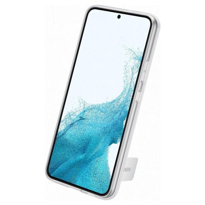 UTGATT1 - Samsung Standing Skal Galaxy S22 Plus - Transparent