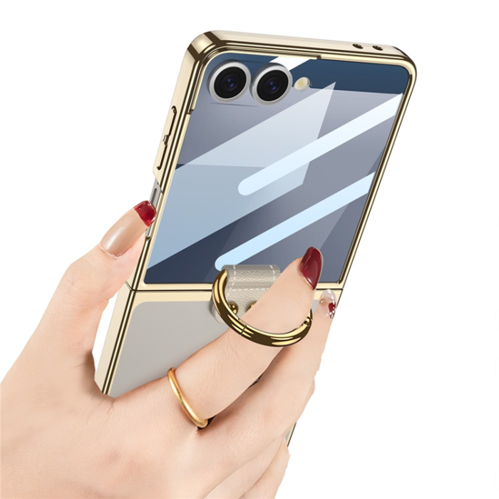 GKK - GKK Mobilskal till Galaxy Z Flip 7 Ringhållare - Transparent