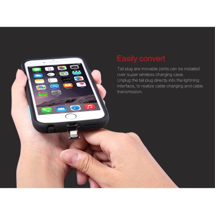 UTGATT5 - Nillkin Super Power Qi-skal till Apple iPhone 6 / 6S - Svart