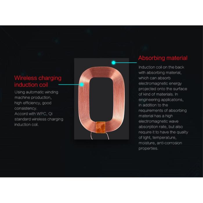 UTGATT5 - Nillkin Super Power Qi-skal till Apple iPhone 6 / 6S - Svart
