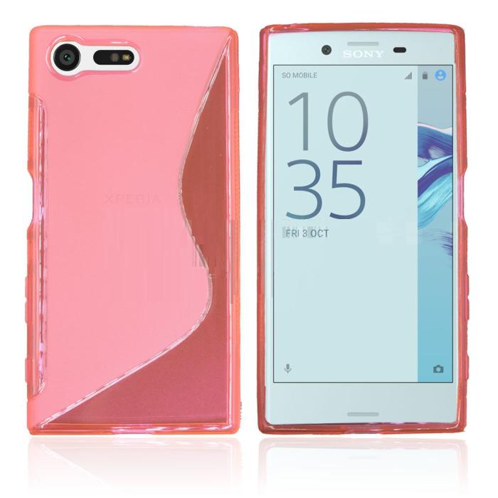 UTGATT5 - S-Line Skal till Sony Xperia X Compact - Magenta