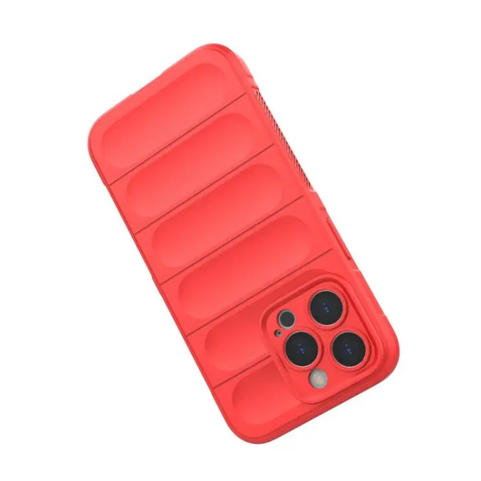OEM - iPhone 13 Pro Max Skal Flexible Armored Magic Shield - Röd
