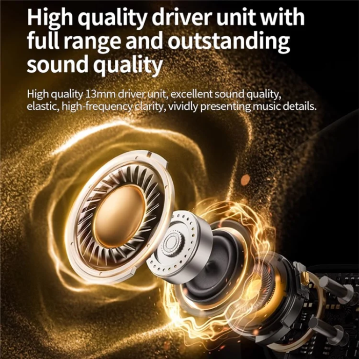A-One Brand - In-Ear Hörlurar Bluetooth med Pekskärm YW07 - Vit