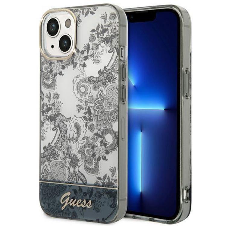 GUESS iPhone 14 Plus Skal Porcelain Collection - Grå | 2353 | AlltMobil