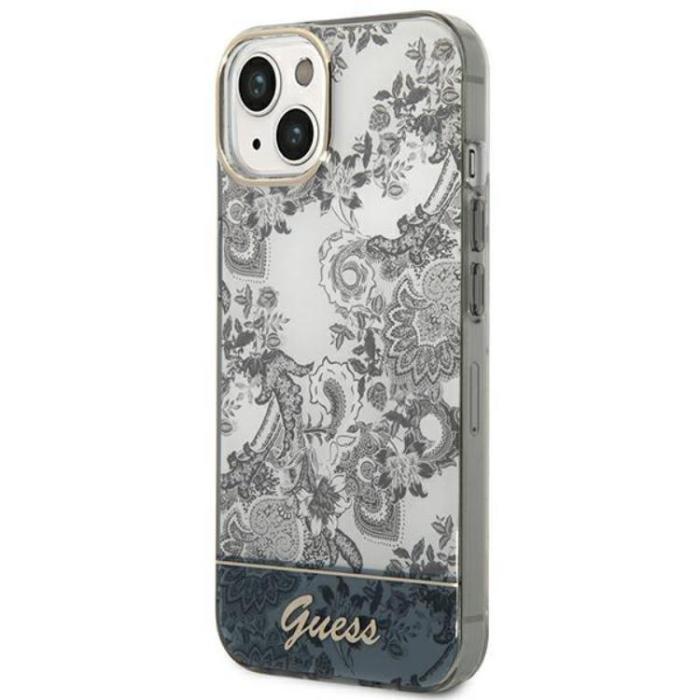 Guess - GUESS iPhone 14 Plus Skal Porcelain Collection - Grå