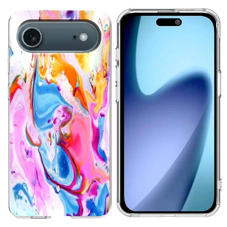 iPhone Air Mobilskal Marble Pattern Printing Soft - Flerfägad | 2353 | AlltMobil