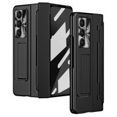 A-One Brand - Galaxy Z Fold 7 5G Mobilskal med Skärmskydd Hinge - Svart
