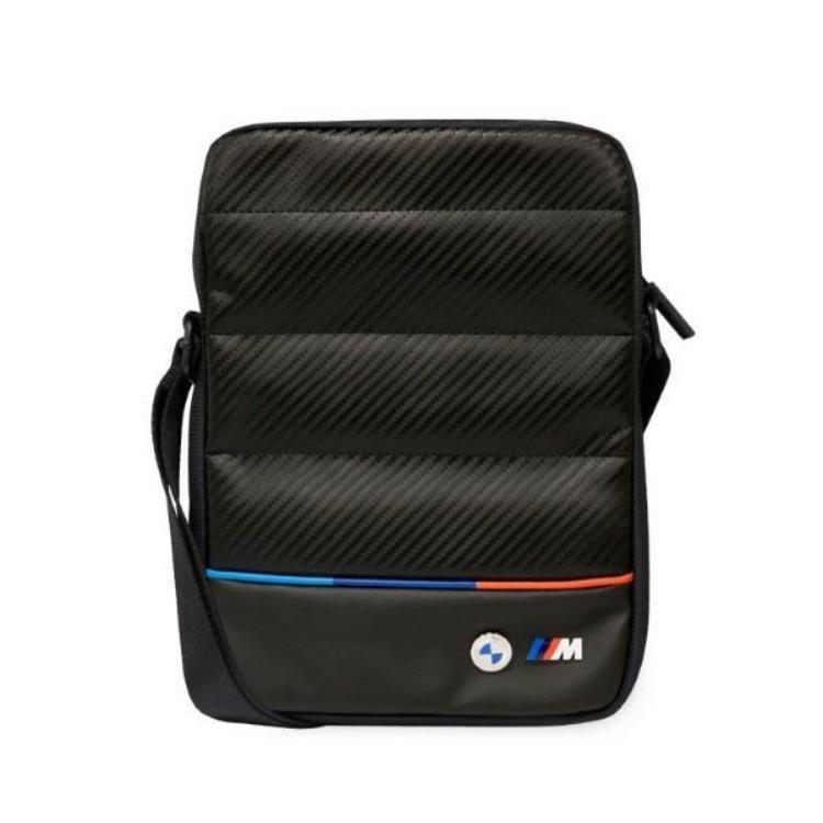 BMW Tablett Fodral 10"""" Carbon & Nylon Tricolor - Svart | 2353 | AlltMobil