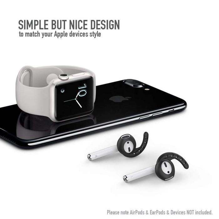 A-One Brand - AhaStyle Ear Hooks till AirPods - Svart