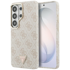 Guess - Guess Mobilskal F&ouml;r Galaxy S26 Ultra MagSafe 4G Triangle Logo - Rosa