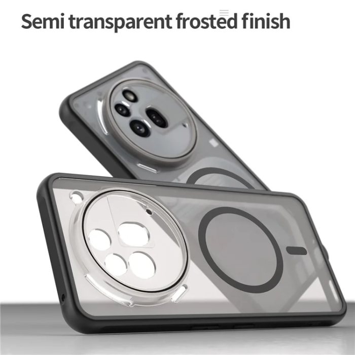 A-One Brand - Nothing Phone (3a) Pro Mobilskal MagSafe Anti Drop - Svart