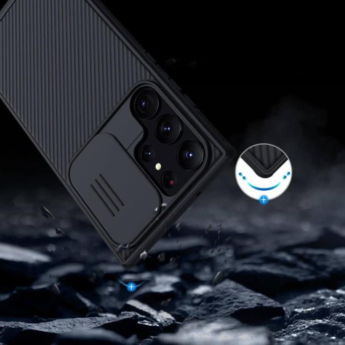Nillkin - Nillkin Galaxy S23 Ultra Skal Camshield Pro - Svart