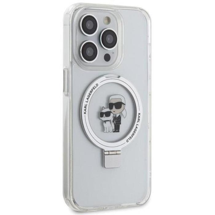 KARL LAGERFELD - Karl Lagerfeld iPhone 13 Pro/13 Mobilskal MagSafe Ringställ
