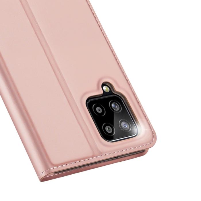 Dux Ducis - Dux Ducis Skinpro Plånboksfodral Galaxy A22 4G - Rose Gold