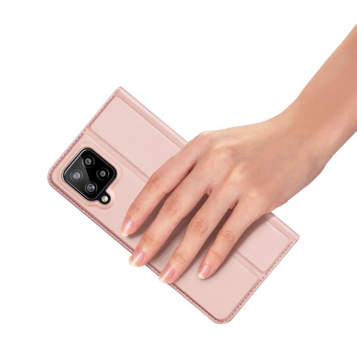 Dux Ducis - Dux Ducis Skinpro Plånboksfodral Galaxy A22 4G - Rose Gold