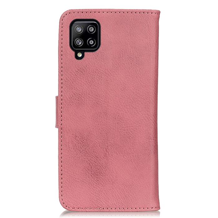 KHAZNEH - KHAZNEH Plånboksfodral Galaxy A22 4G - Rosa